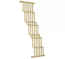 Полотенцесушитель водяной 1700х1000 золотой матовый Сунержа Нега 032-0225-1710