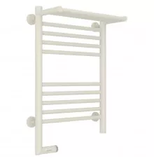 Полотенцесушитель электрический 600х400 античное белое золото МЭМ левый Сунержа Богема с полкой 2.0 10-5206-6040