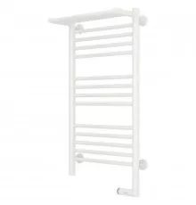 Полотенцесушитель электрический 800х400 белый глянец МЭМ правый Сунержа Богема с полкой 2.0 12-5207-8040