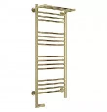 Полотенцесушитель электрический 1000х400 шампань МЭМ левый Сунержа Богема с полкой 2.0 020-5206-1040