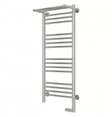 Полотенцесушитель электрический 1000х400 сатин МЭМ правый Сунержа Богема с полкой 2.0 071-5207-1040