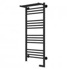 Полотенцесушитель электрический 1000х400 темный титан муар МЭМ правый Сунержа Богема с полкой 2.0 15-5207-1040