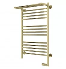 Полотенцесушитель электрический 800х500 шампань МЭМ правый Сунержа Богема с полкой 2.0 020-5207-8050