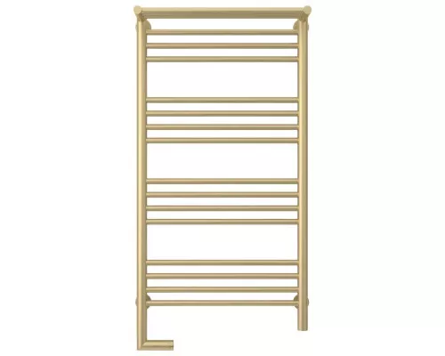 Приобрести Полотенцесушитель электрический 1000х500 шампань матовая МЭМ левый Сунержа Богема с полкой 2.0 022-5206-1050 в магазине сантехники Santeh-Crystal.ru