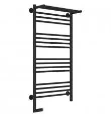 Полотенцесушитель электрический 1000х500 темный титан муар МЭМ левый Сунержа Богема с полкой 2.0 15-5206-1050