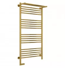 Полотенцесушитель электрический 1200х600 золотой МЭМ левый Сунержа Богема с полкой 2.0 03-5206-1260