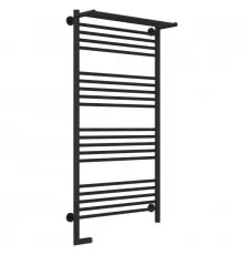 Полотенцесушитель электрический 1200х600 темный титан муар МЭМ левый Сунержа Богема с полкой 2.0 15-5206-1260