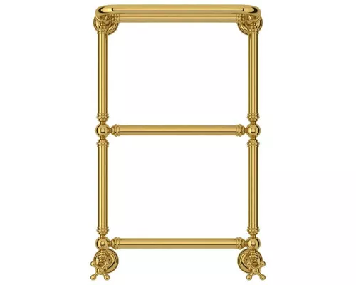 Заказать Полотенцесушитель водяной 660х400 золотой Сунержа Ренессанс 1386 03-0281-6640 в магазине сантехники Santeh-Crystal.ru