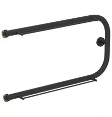 Полотенцесушитель водяной 320х650 темный титан муар Сунержа П-образный +2 полки 15-4004-3265