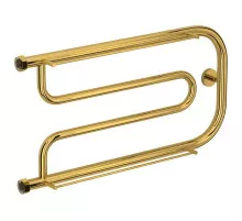 Полотенцесушитель водяной 320х650 золотой Сунержа Гусли +2 полки 03-4010-3265