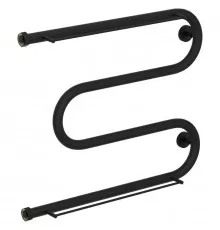 Полотенцесушитель водяной 500х650 темный титан муар Сунержа М-образный +2 полки 15-4008-5065