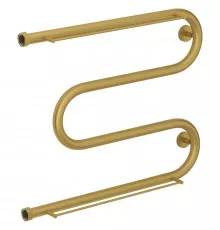 Полотенцесушитель водяной 500х650 золотой матовый Сунержа М-образный +2 полки 032-4008-5065