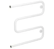 Полотенцесушитель водяной 600х600 белый глянец Сунержа Ш-образный 12-0014-6060