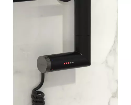 Приобрести Полотенцесушитель электрический 1000х400 черный матовый МЭМ правый Сунержа Галант 2.0 31-5201-1040 в магазине сантехники Santeh-Crystal.ru