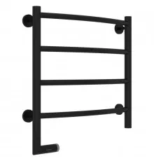 Полотенцесушитель электрический 500х500 черный матовый МЭМ левый Сунержа Галант 2.0 31-5200-5050
