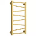 Полотенцесушитель водяной 800х400 золотой матовый Сунержа Сирокко 032-0253-8040