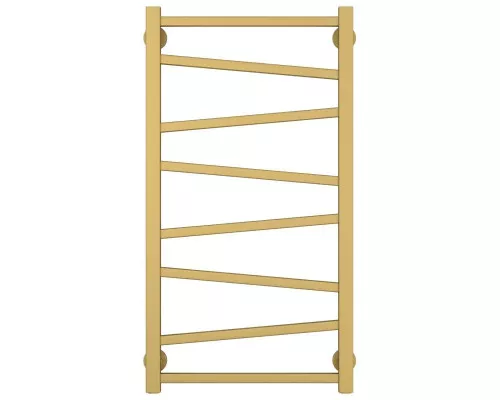 Купить Полотенцесушитель водяной 800х400 золотой матовый Сунержа Сирокко 032-0253-8040 в магазине сантехники Santeh-Crystal.ru