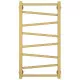 Купить Полотенцесушитель водяной 800х400 золотой матовый Сунержа Сирокко 032-0253-8040 в магазине сантехники Santeh-Crystal.ru