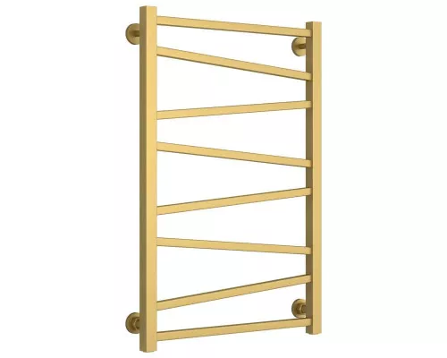 Приобрести Полотенцесушитель водяной 800х500 золотой матовый Сунержа Сирокко 032-0253-8050 в магазине сантехники Santeh-Crystal.ru