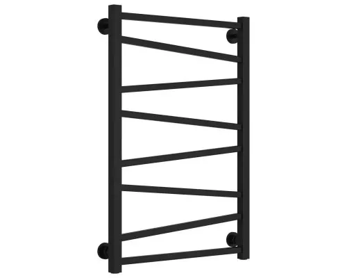 Заказать Полотенцесушитель водяной 800х500 черный матовый Сунержа Сирокко 31-0253-8050 в магазине сантехники Santeh-Crystal.ru
