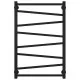 Заказать Полотенцесушитель водяной 800х500 черный матовый Сунержа Сирокко 31-0253-8050 в магазине сантехники Santeh-Crystal.ru
