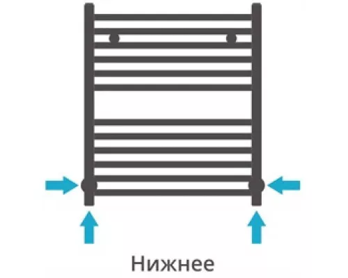 Приобрести Полотенцесушитель водяной 600х500 шампань матовая Сунержа Модус 022-0250-6050 в магазине сантехники Santeh-Crystal.ru