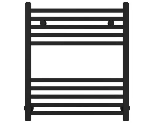 Приобрести Полотенцесушитель водяной 600х500 черный матовый Сунержа Модус 31-0250-6050 в магазине сантехники Santeh-Crystal.ru