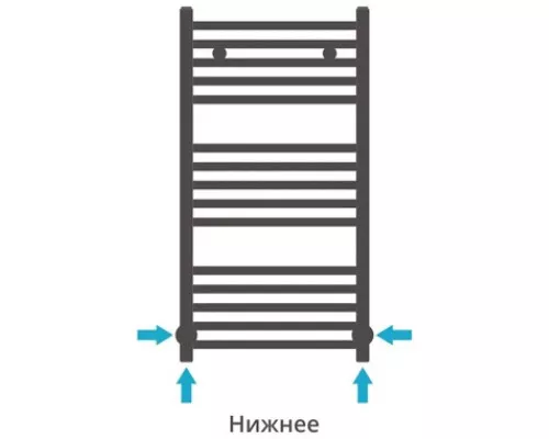 Приобрести Полотенцесушитель водяной 800х400 темный титан муар Сунержа Модус 15-0250-8040 в магазине сантехники Santeh-Crystal.ru