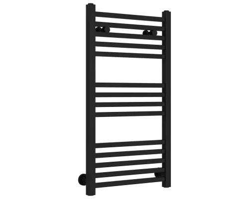 Заказать Полотенцесушитель водяной 800х400 черный матовый Сунержа Модус 31-0250-8040 в магазине сантехники Santeh-Crystal.ru