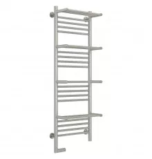 Полотенцесушитель электрический 1200х400 сатин МЭМ левый Сунержа Богема с полкой 2.0 071-5208-1240