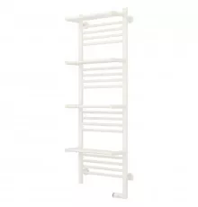 Полотенцесушитель электрический 1200х400 белый матовый МЭМ правый Сунержа Богема с полкой 2.0 30-5209-1240