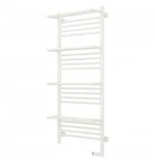 Полотенцесушитель электрический 1200х500 белый матовый МЭМ правый Сунержа Богема с полкой 2.0 30-5209-1250