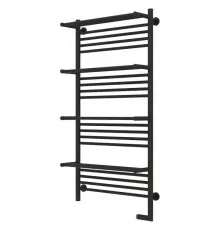 Полотенцесушитель электрический 1200х600 темный титан муар МЭМ правый Сунержа Богема с полкой 2.0 15-5209-1260