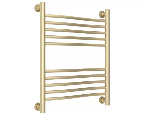 Приобрести Полотенцесушитель водяной 600х500 шампань матовая Сунержа Флюид+ 022-0222-6050 в магазине сантехники Santeh-Crystal.ru