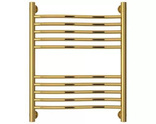 Приобрести Полотенцесушитель водяной 600х500 золотой Сунержа Флюид+ 03-0222-6050 в магазине сантехники Santeh-Crystal.ru