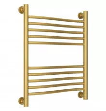 Полотенцесушитель водяной 600х500 золотой матовый Сунержа Флюид+ 032-0222-6050