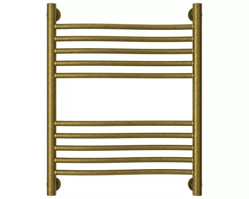 Приобрести Полотенцесушитель водяной 600х500 состаренная бронза Сунержа Флюид+ 05-0222-6050 в магазине сантехники Santeh-Crystal.ru