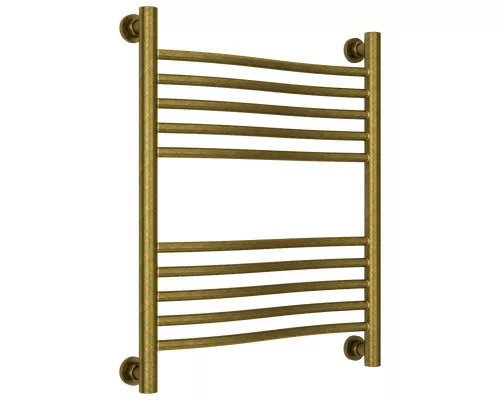 Приобрести Полотенцесушитель водяной 600х500 состаренная бронза Сунержа Флюид+ 05-0222-6050 в магазине сантехники Santeh-Crystal.ru