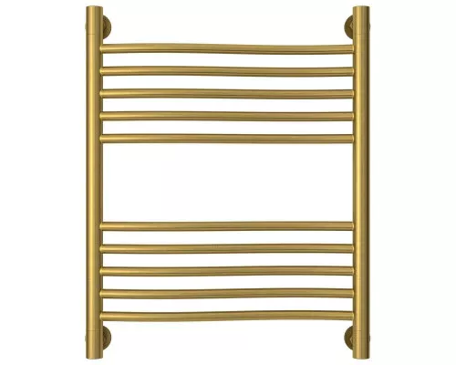 Купить Полотенцесушитель водяной 600х500 состаренная латунь Сунержа Флюид+ 051-0222-6050 в магазине сантехники Santeh-Crystal.ru