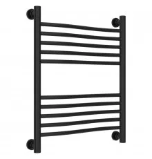 Полотенцесушитель водяной 600х500 черный матовый Сунержа Флюид+ 31-0222-6050