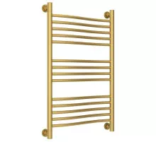 Полотенцесушитель водяной 800х500 золотой матовый Сунержа Флюид+ 032-0222-8050
