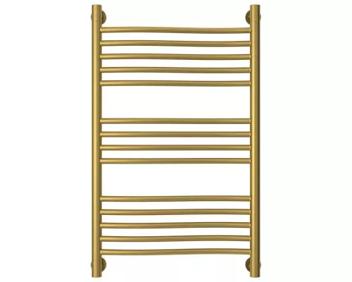 Купить Полотенцесушитель водяной 800х500 состаренная латунь Сунержа Флюид+ 051-0222-8050 в магазине сантехники Santeh-Crystal.ru