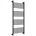 Полотенцесушитель водяной 1200х500 черный матовый Сунержа Флюид+ 31-0222-1250