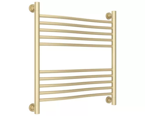 Приобрести Полотенцесушитель водяной 600х600 шампань матовая Сунержа Флюид+ 022-0222-6060 в магазине сантехники Santeh-Crystal.ru