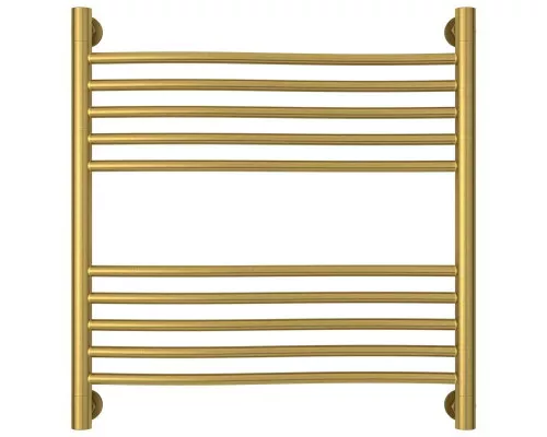 Заказать Полотенцесушитель водяной 600х600 состаренная латунь Сунержа Флюид+ 051-0222-6060 в магазине сантехники Santeh-Crystal.ru