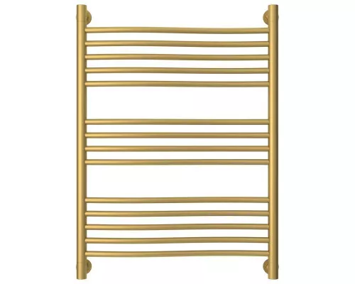 Купить Полотенцесушитель водяной 800х600 золотой матовый Сунержа Флюид+ 032-0222-8060 в магазине сантехники Santeh-Crystal.ru