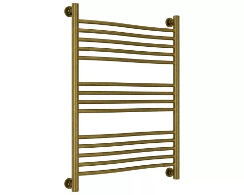 Купить Полотенцесушитель водяной 800х600 состаренная бронза Сунержа Флюид+ 05-0222-8060 в магазине сантехники Santeh-Crystal.ru