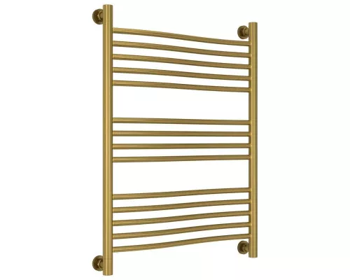 Заказать Полотенцесушитель водяной 800х600 состаренная латунь Сунержа Флюид+ 051-0222-8060 в магазине сантехники Santeh-Crystal.ru