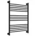 Полотенцесушитель водяной 800х600 черный матовый Сунержа Флюид+ 31-0222-8060