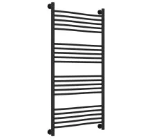 Полотенцесушитель водяной 1200х600 черный матовый Сунержа Флюид+ 31-0222-1260